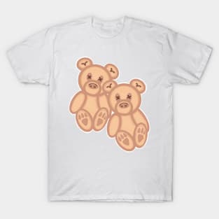 Kawaii Teddy Bear Duo T-Shirt